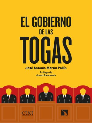 cover image of El gobierno de las togas